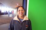 Mom at the CN tower in Toronto