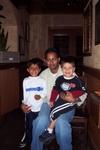 Raj, Deven,Dylan at Dad's birthday dinner