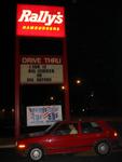 Rally's Hamburgers in South Bend, Indiana