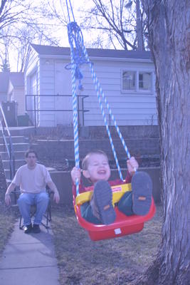 Noah in Swing