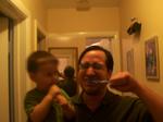 Brushing our teeth