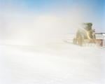 Snowblowing, February 2009--color